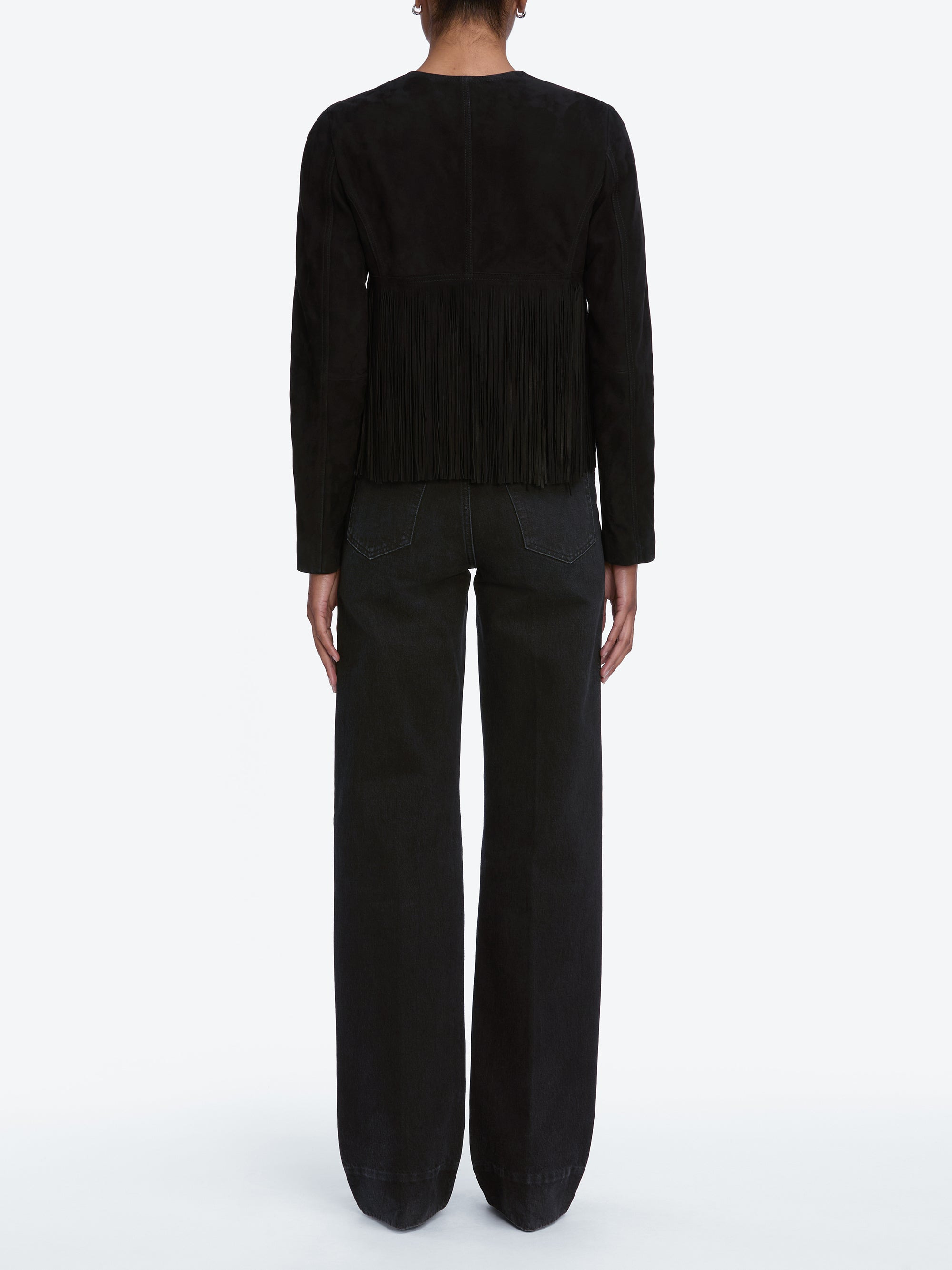 The Saddle Jacket in Black - 6
