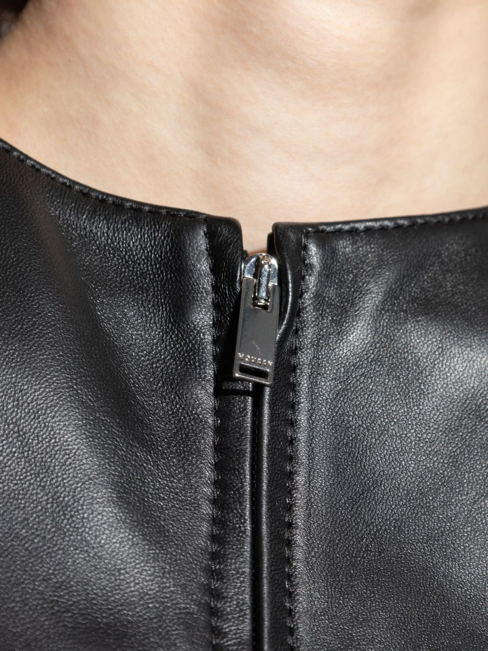 zip-front sleeveless top - 5