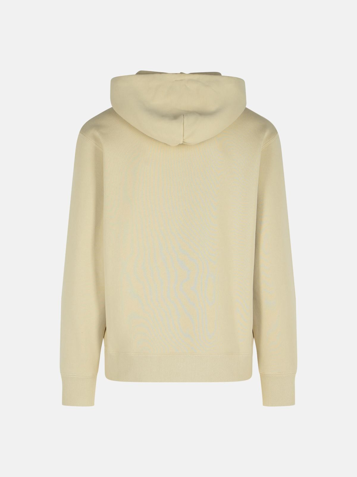 BEIGE COTTON SWEATSHIRT - 3