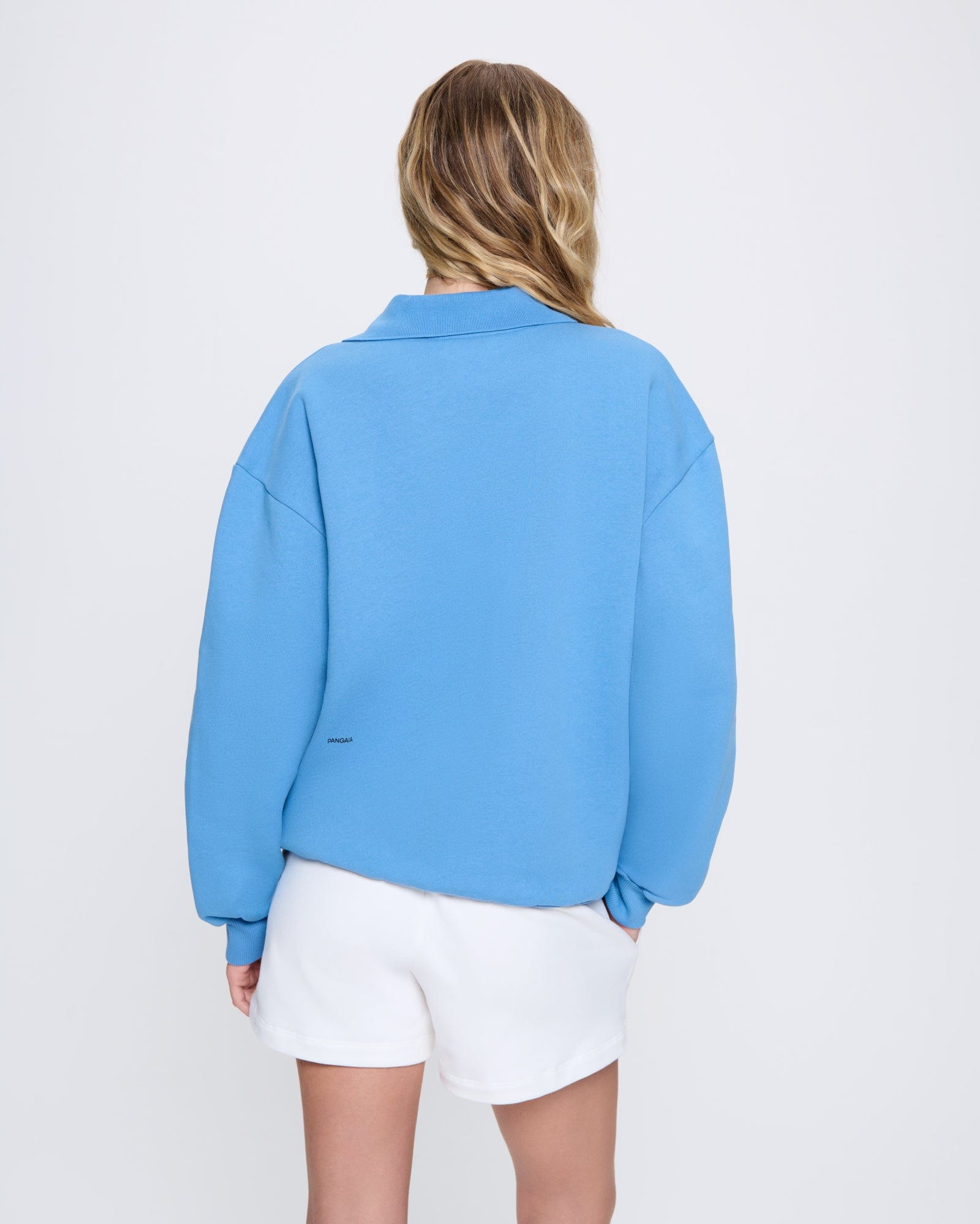 Womens DNA Heavyweight Polo Sweatshirt - Summit Blue - 5