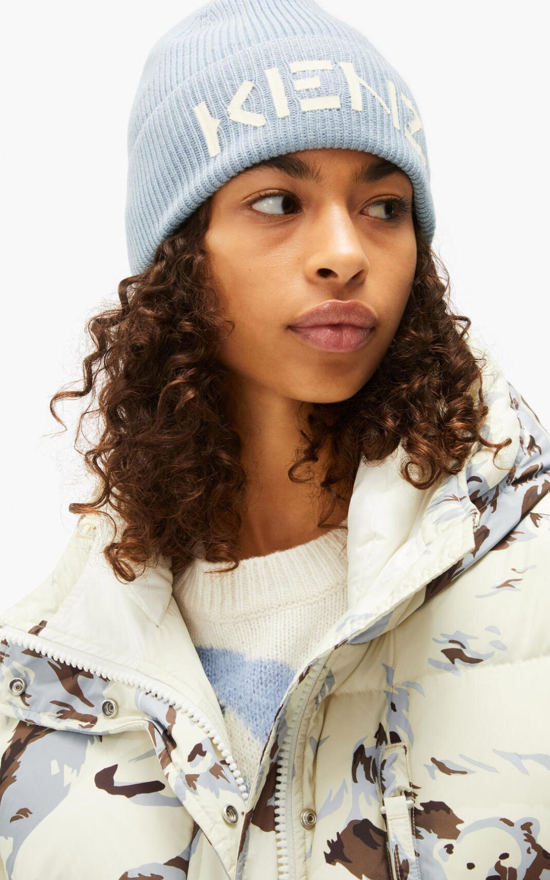 KENZO Logo knit beanie - 3