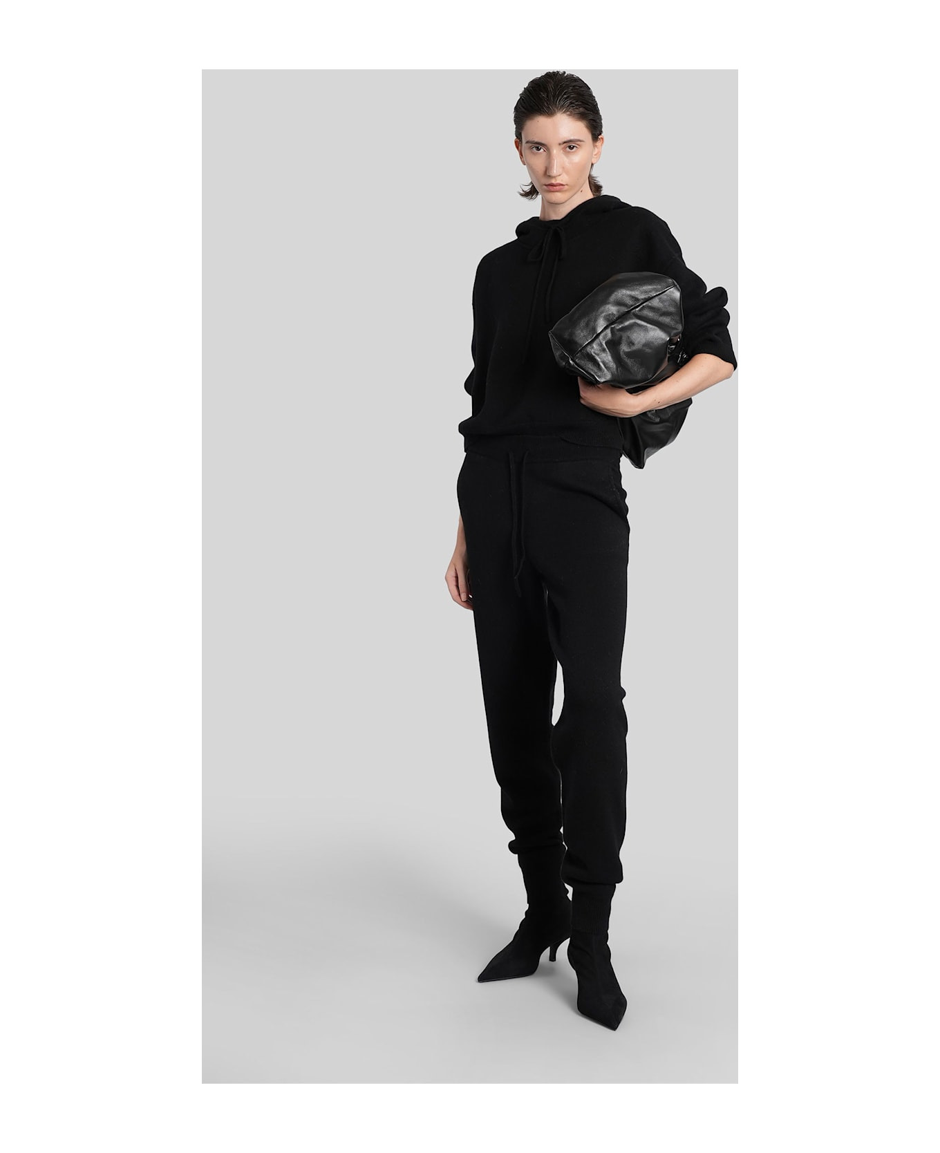 Sarla Lds Sweatshirt In Black Cashmere - 2