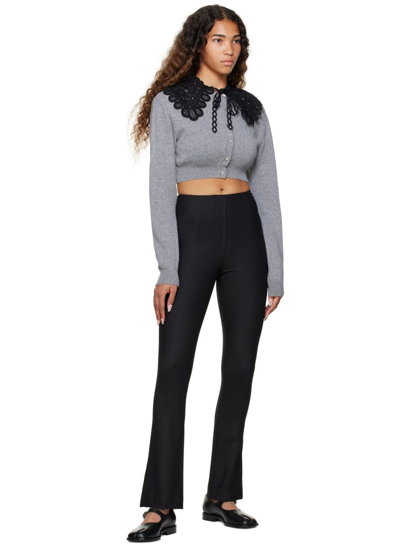 rokh Black Long Trousers outlook