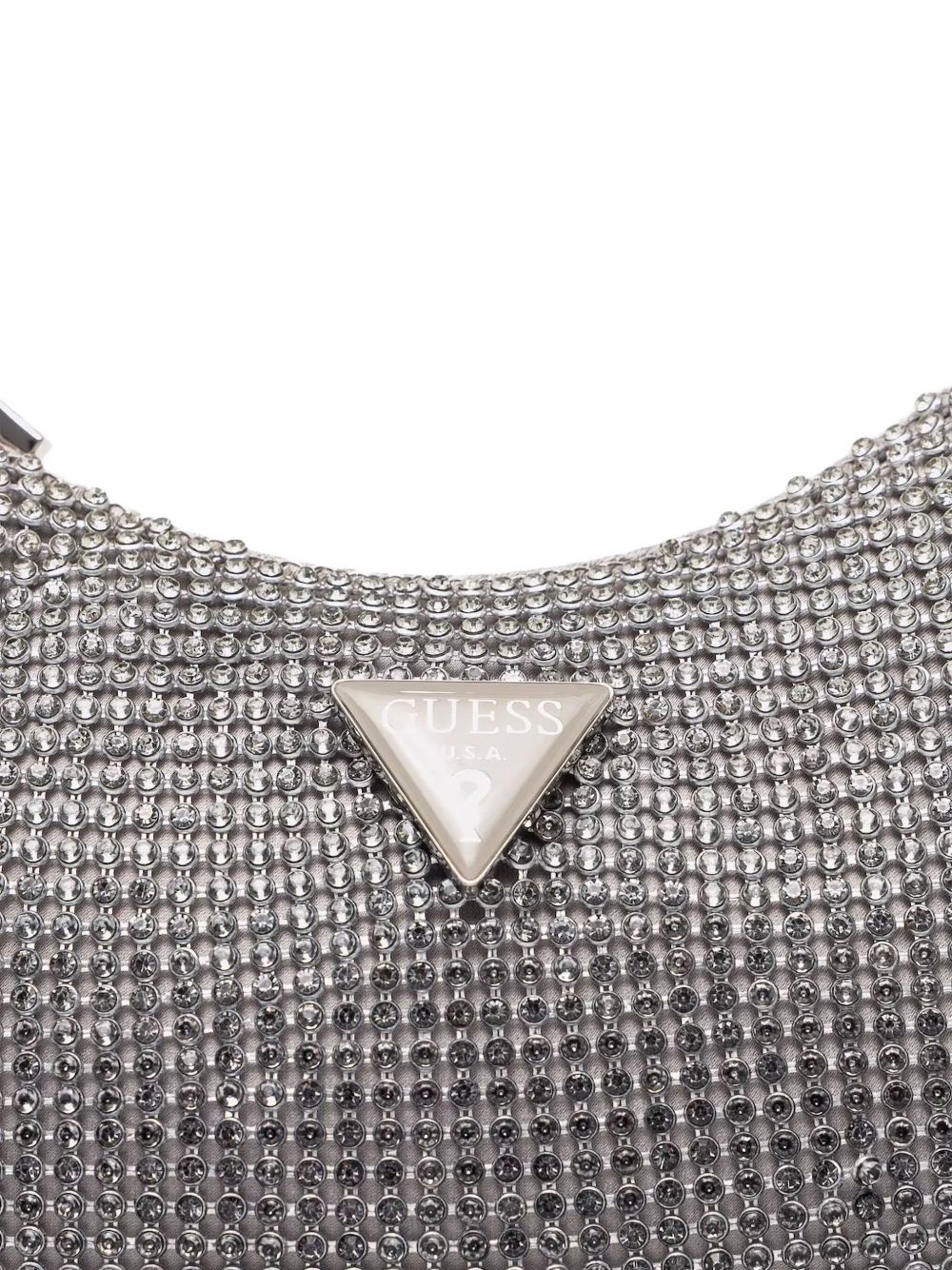 rhinestone-embellished shoulder bag - 5