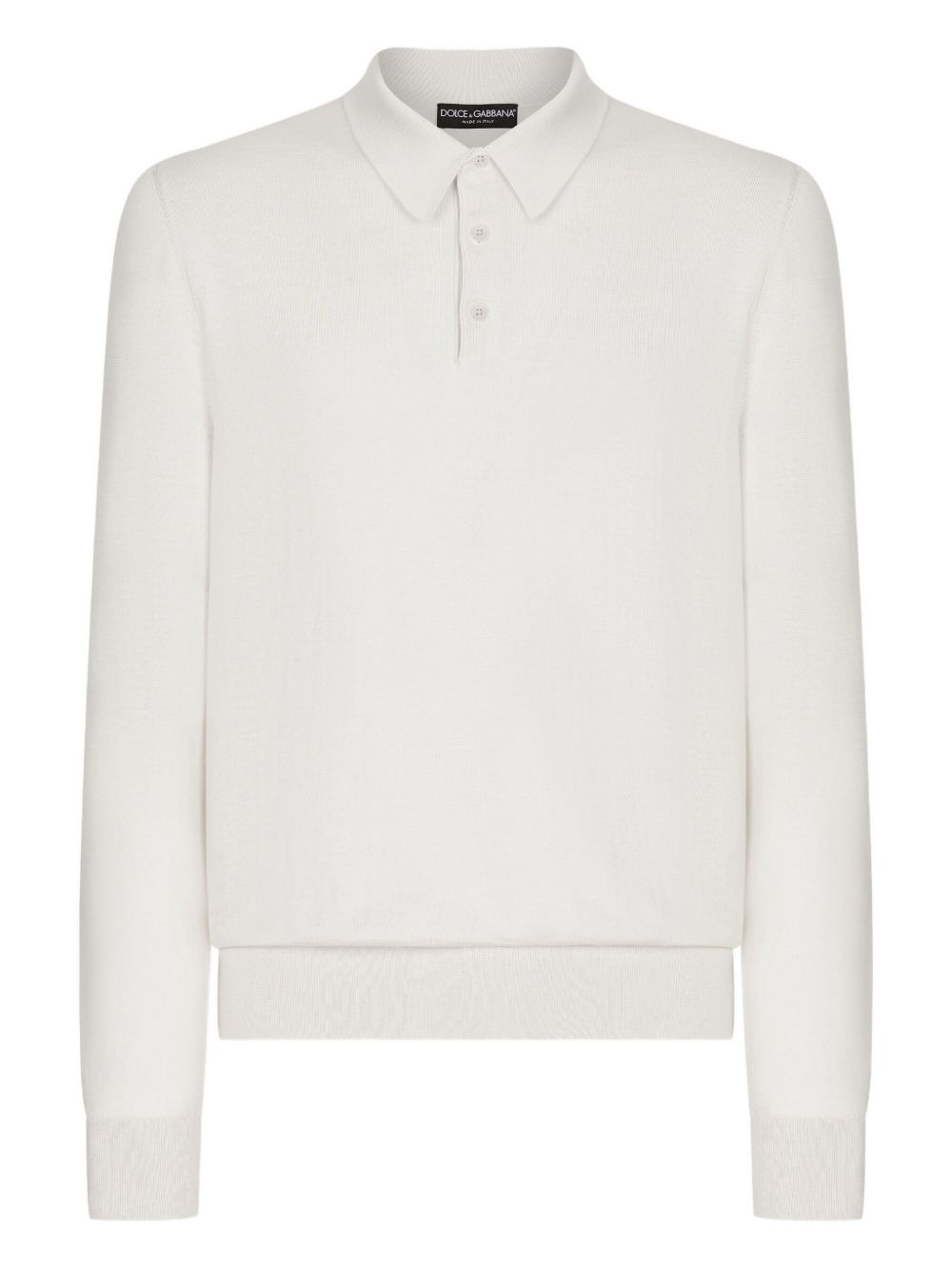 long-sleeve polo shirt - 1