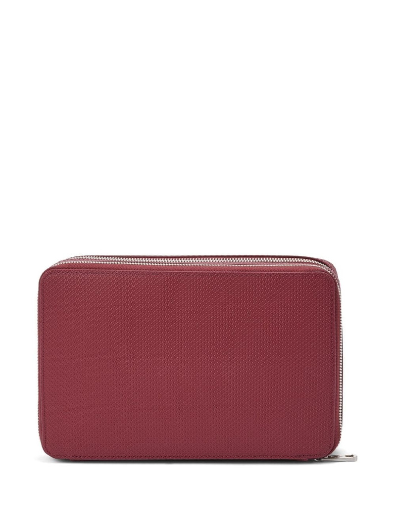 LACOSTE Chantaco leather clutch bag outlook