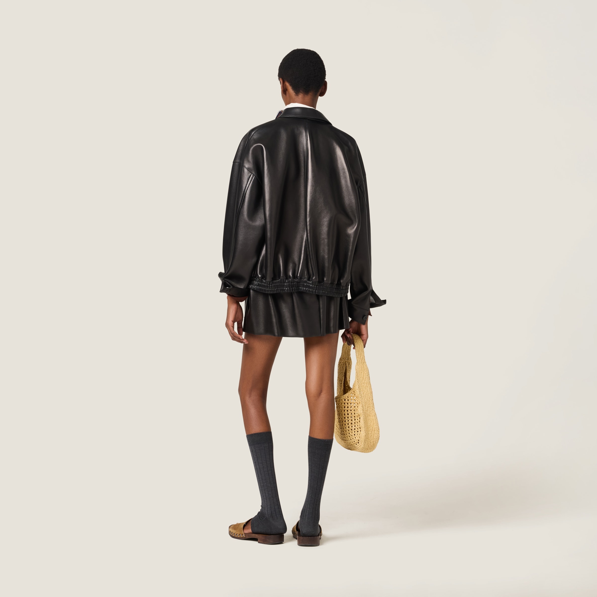 Plongé nappa leather jacket - 3