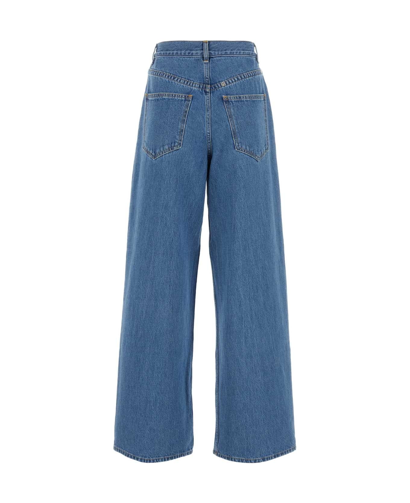 Denim Wide-leg Jeans - 2