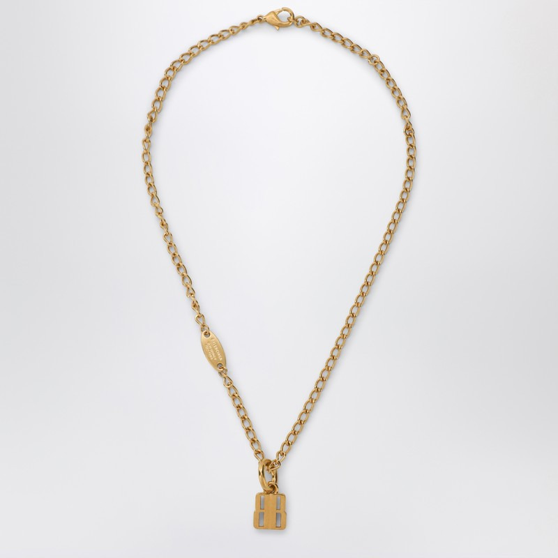 NANO NECKLACE IN GOLD BRASS - 1