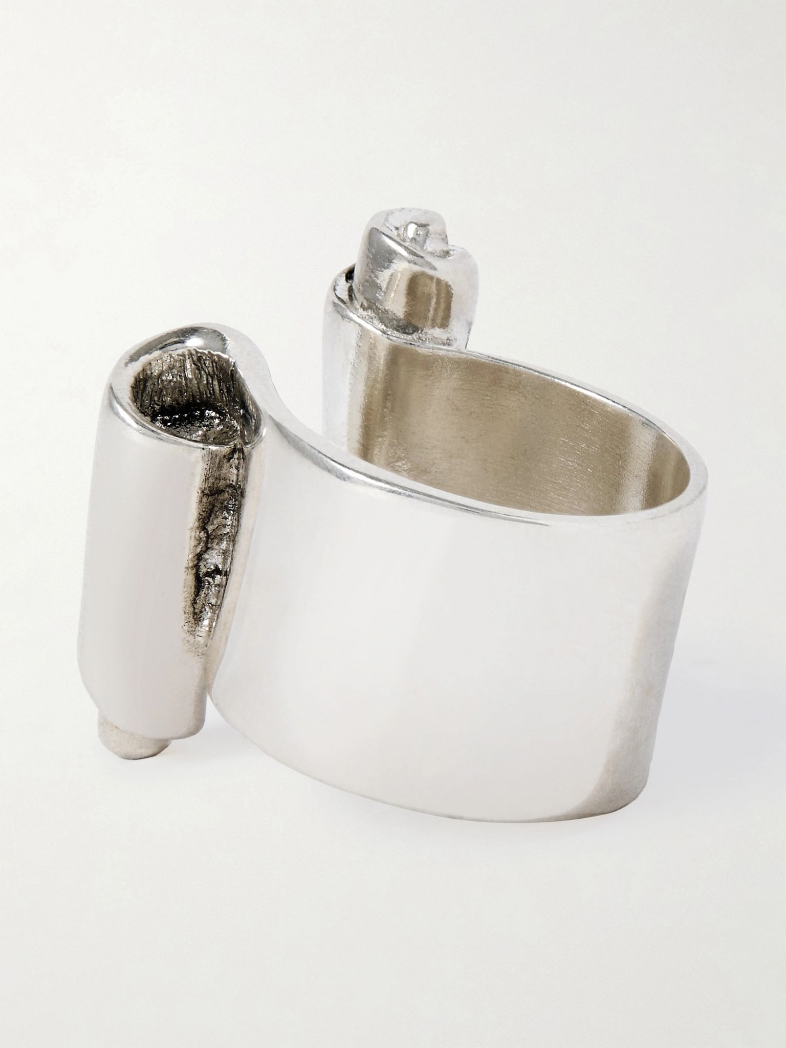 Papyros sterling silver ring Silver - 3
