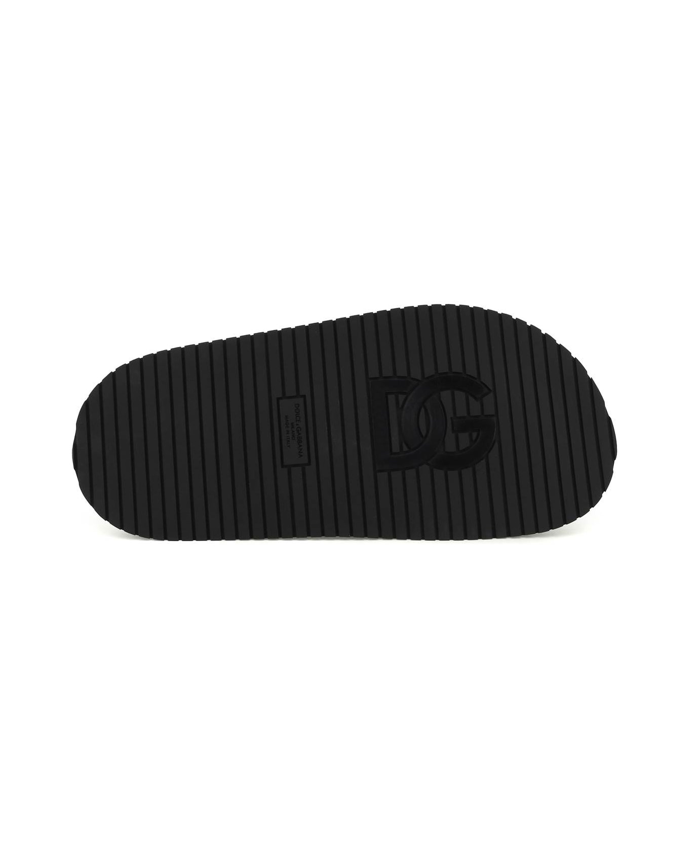 Nappa Effect Fabric Sandal - 5