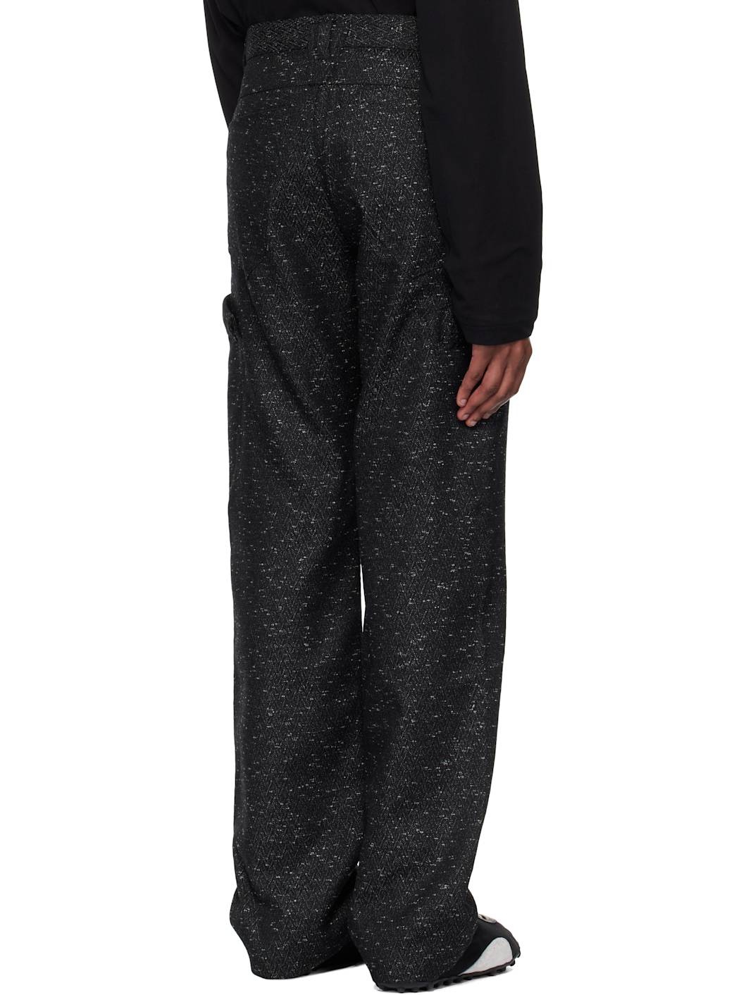 Black Zafar Cargo Pants - 3