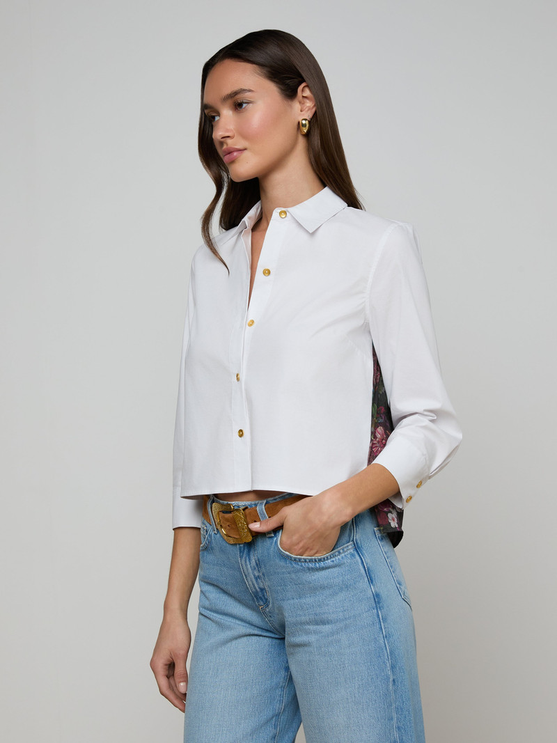 Fawn Floral Print Shirt 4