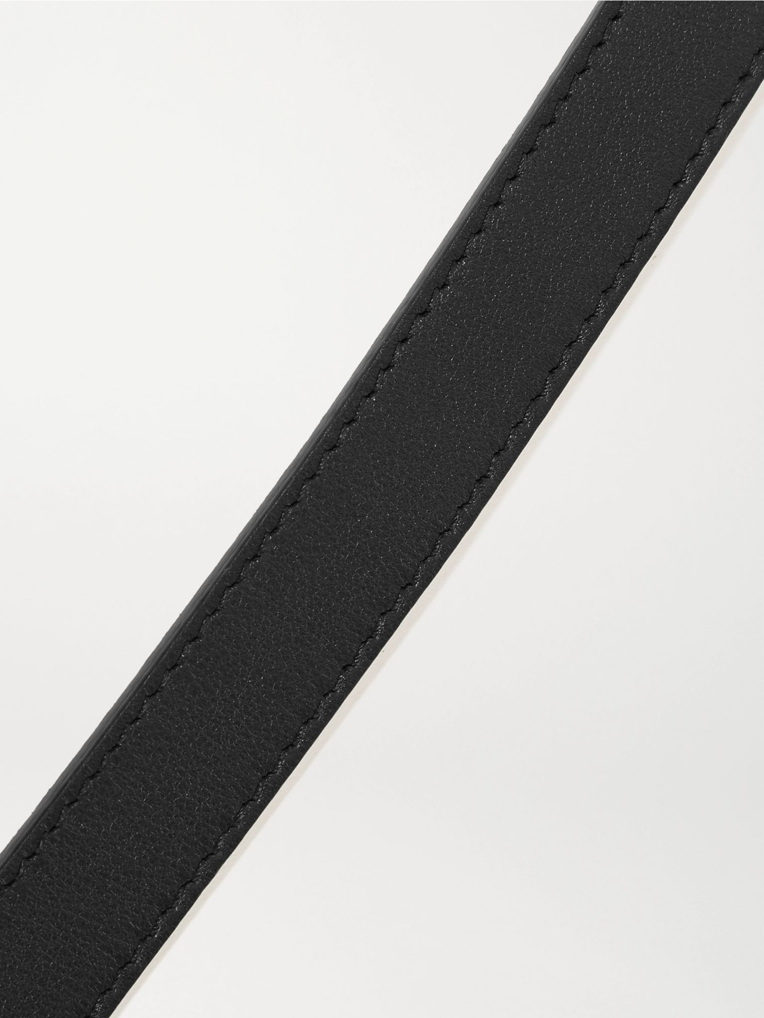 Leather belt Black - 3