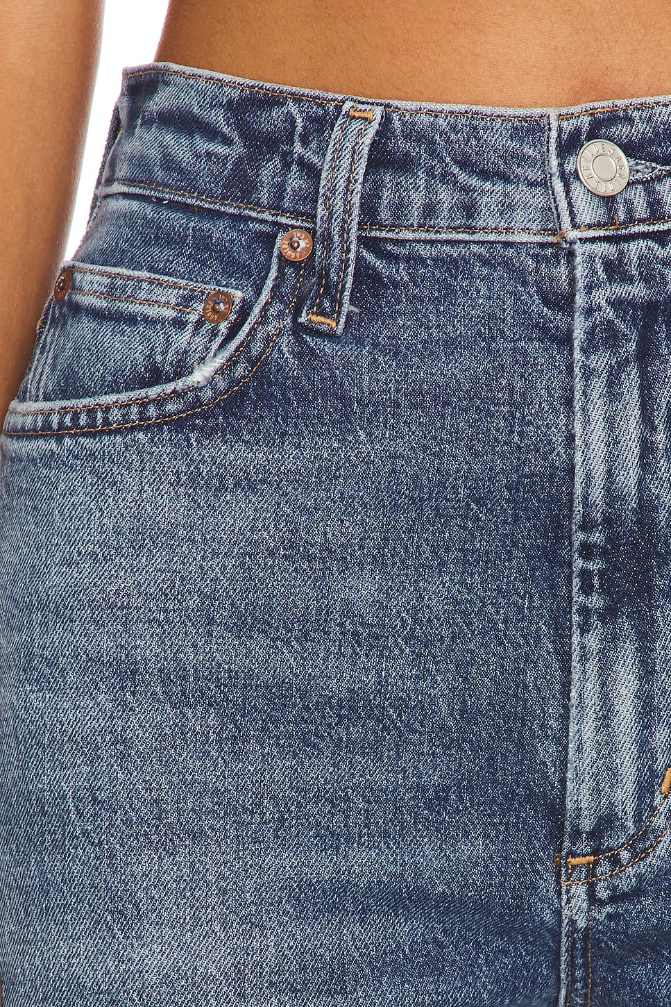 Pinch Waist High Rise Kick Flare - 6
