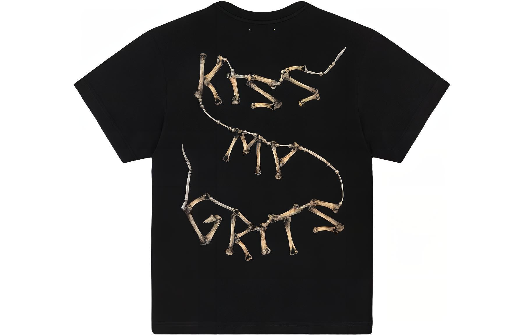 Denim Tears SS24 Kiss My Grits Tee 'Black' 010-006-131 - 2