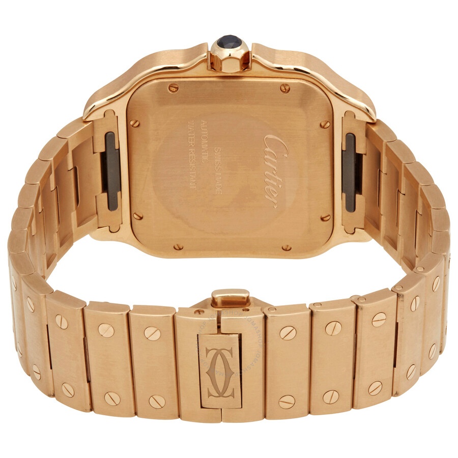 Pre-owned Cartier Santos De Cartier Silver Dial Men's Watch WGSA0007 - 3
