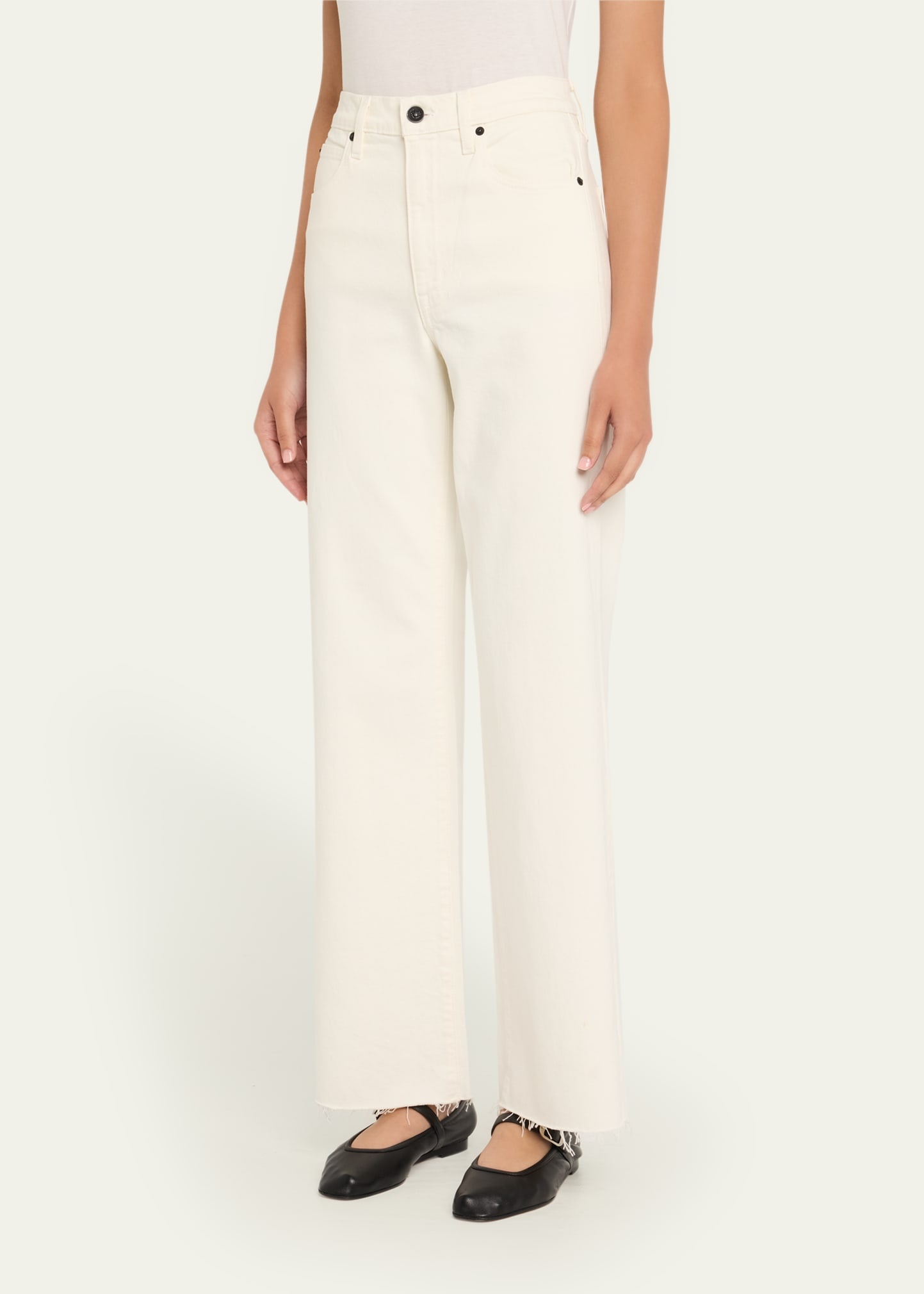 Grace High-Rise Wide-Leg Jeans - 4