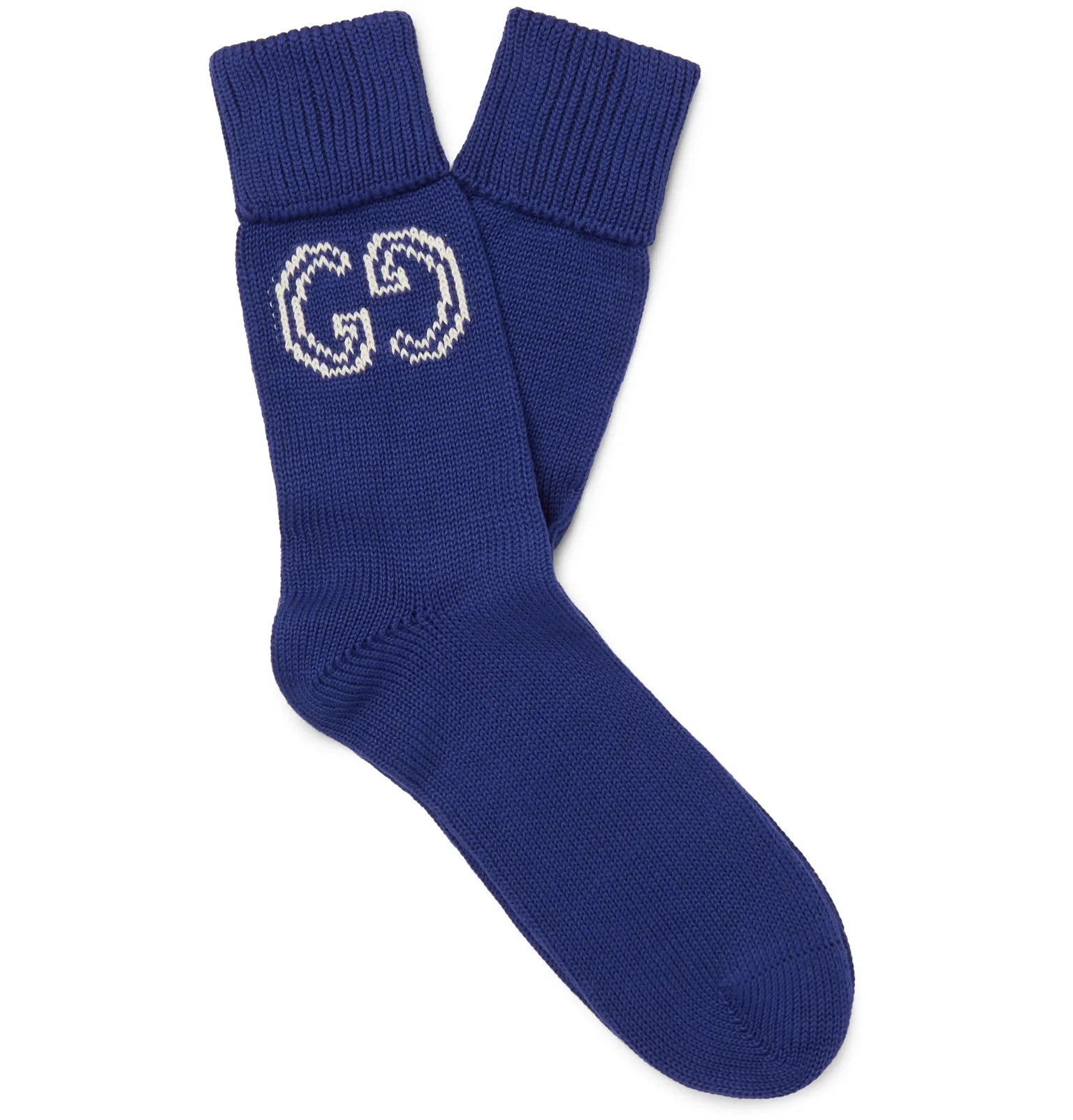 Logo-Intarsia Cotton Socks - 3