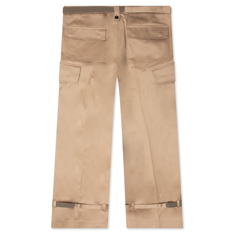 sacai COTTON CHINO PANTS - BEIGE outlook