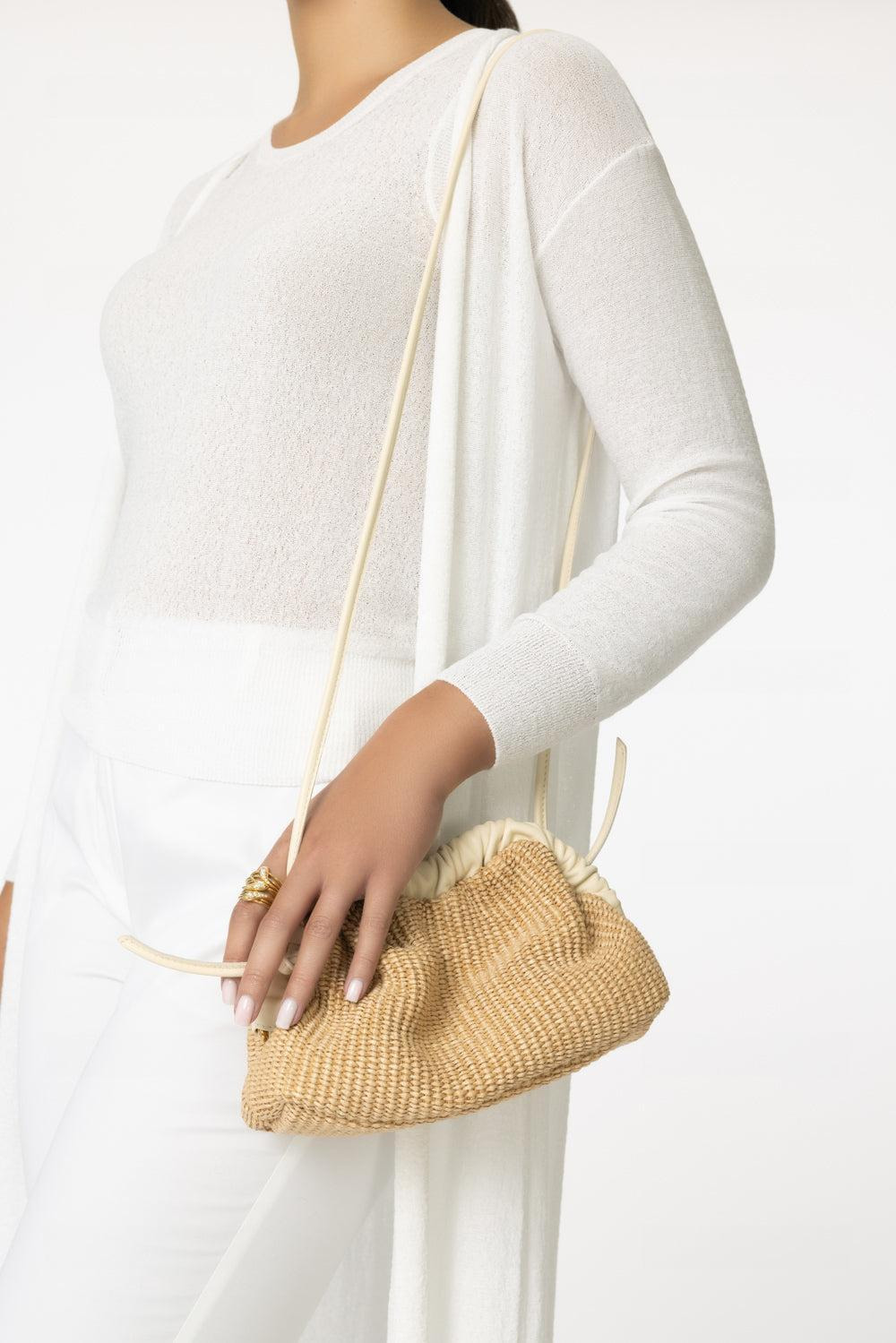 Mini Cloud Clutch - Natural - 2