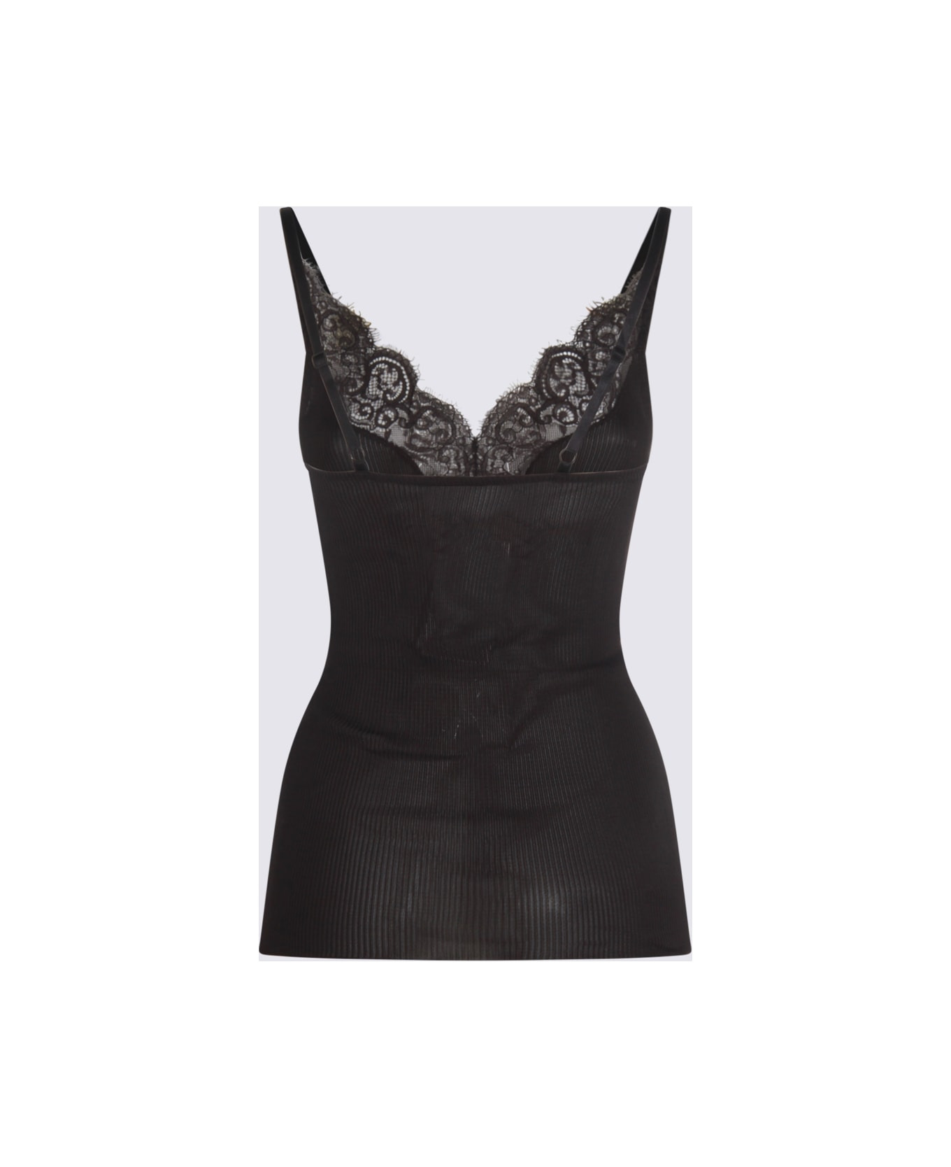 Black Silk Top - 2