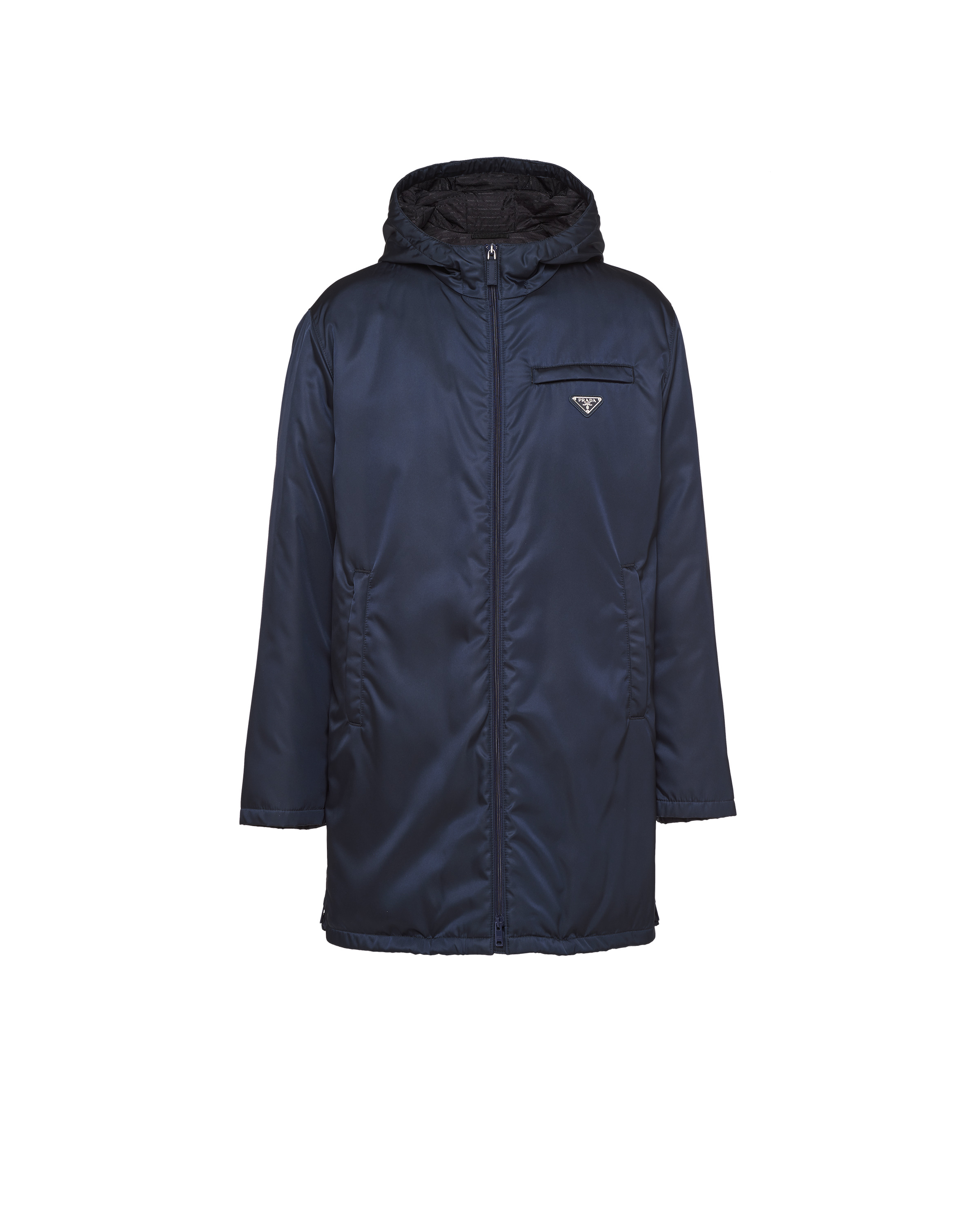 Re-Nylon gabardine puffer coat - 1