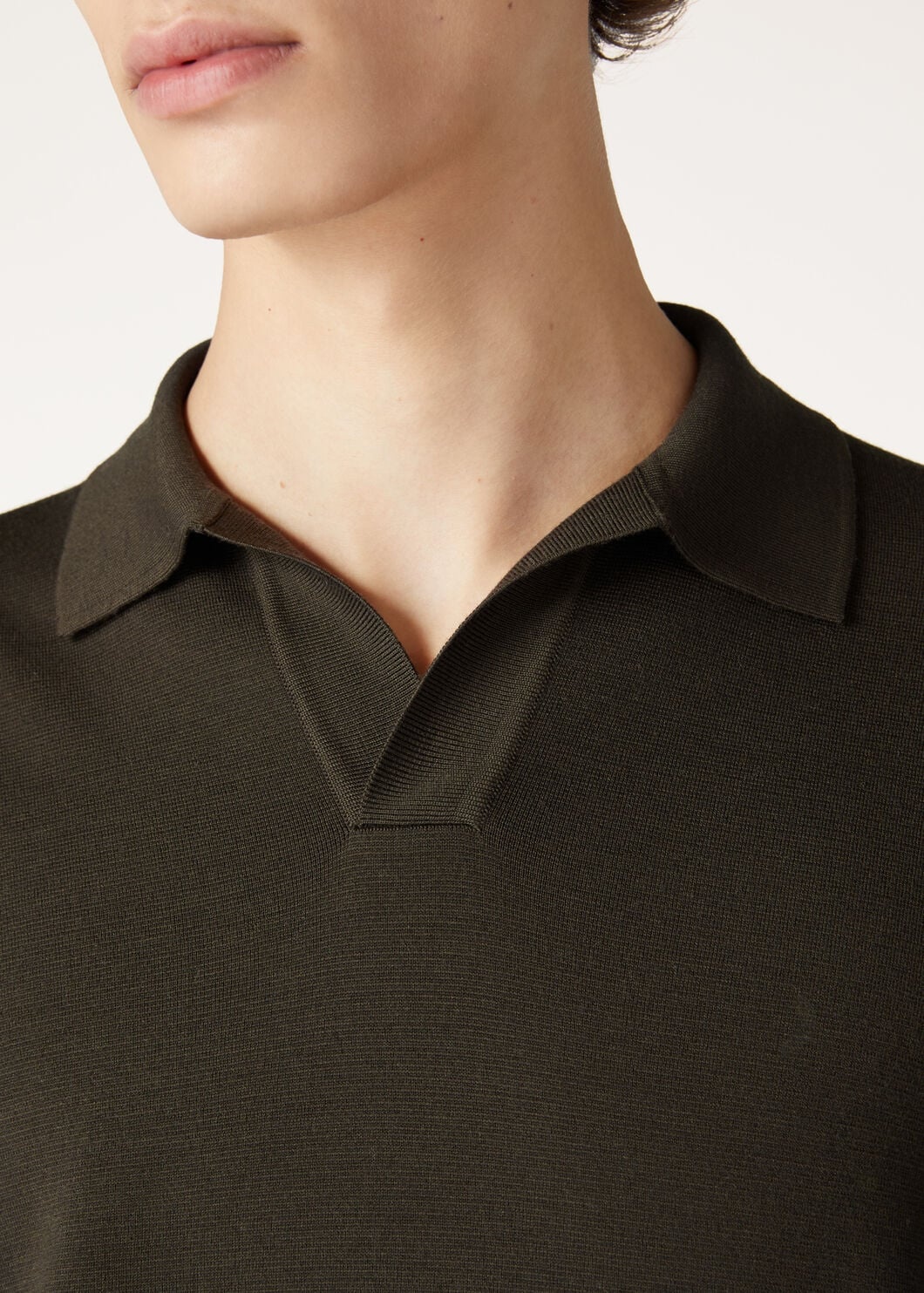 Buttonless Polo-shirt - 3