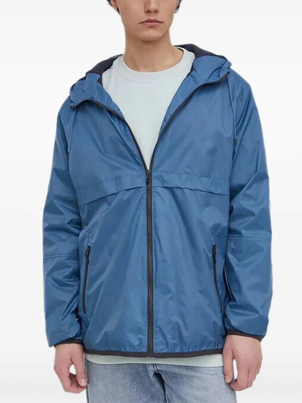 zip-up hooded jacket - 1