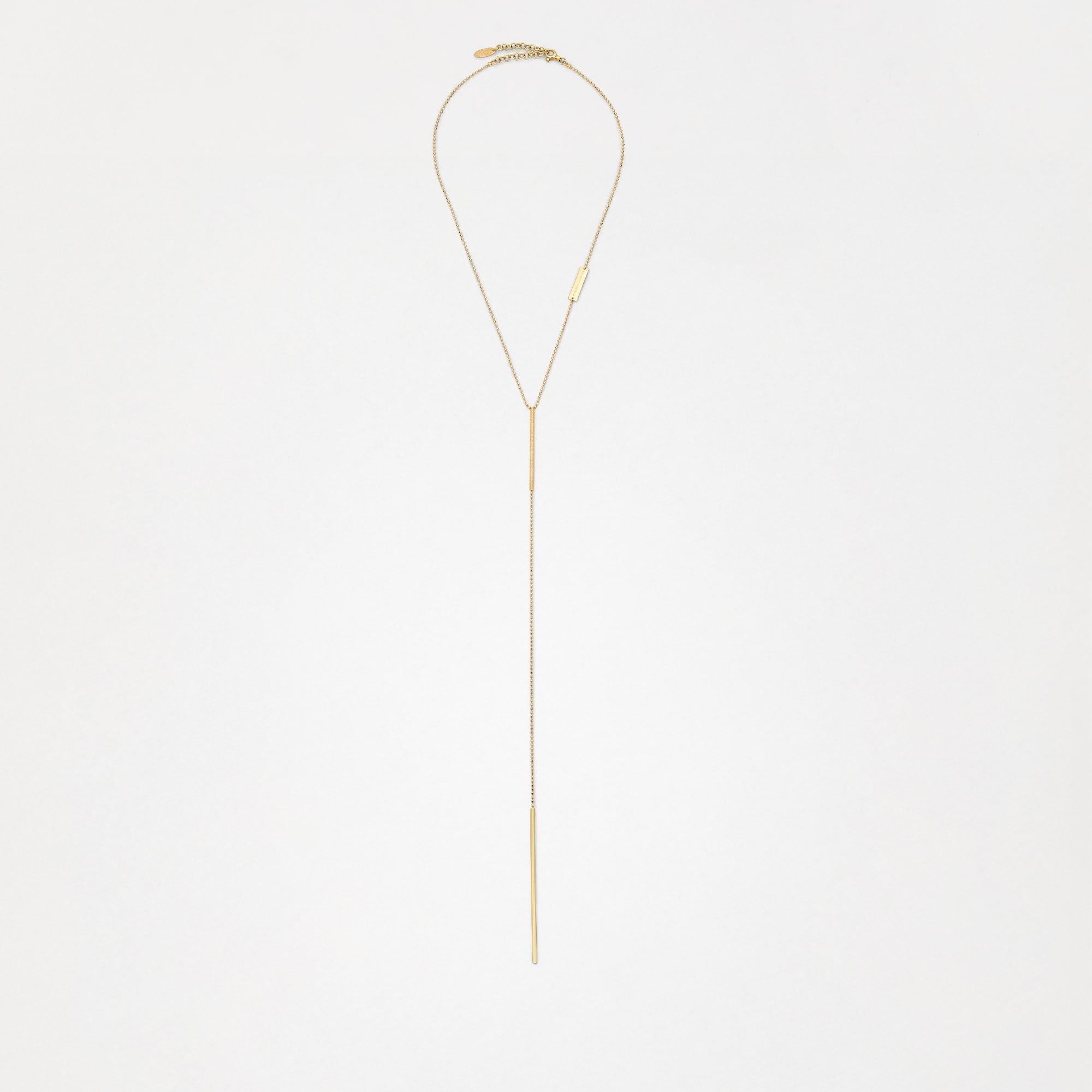 18k Gold necklace with 0.015ct Diamond - 4