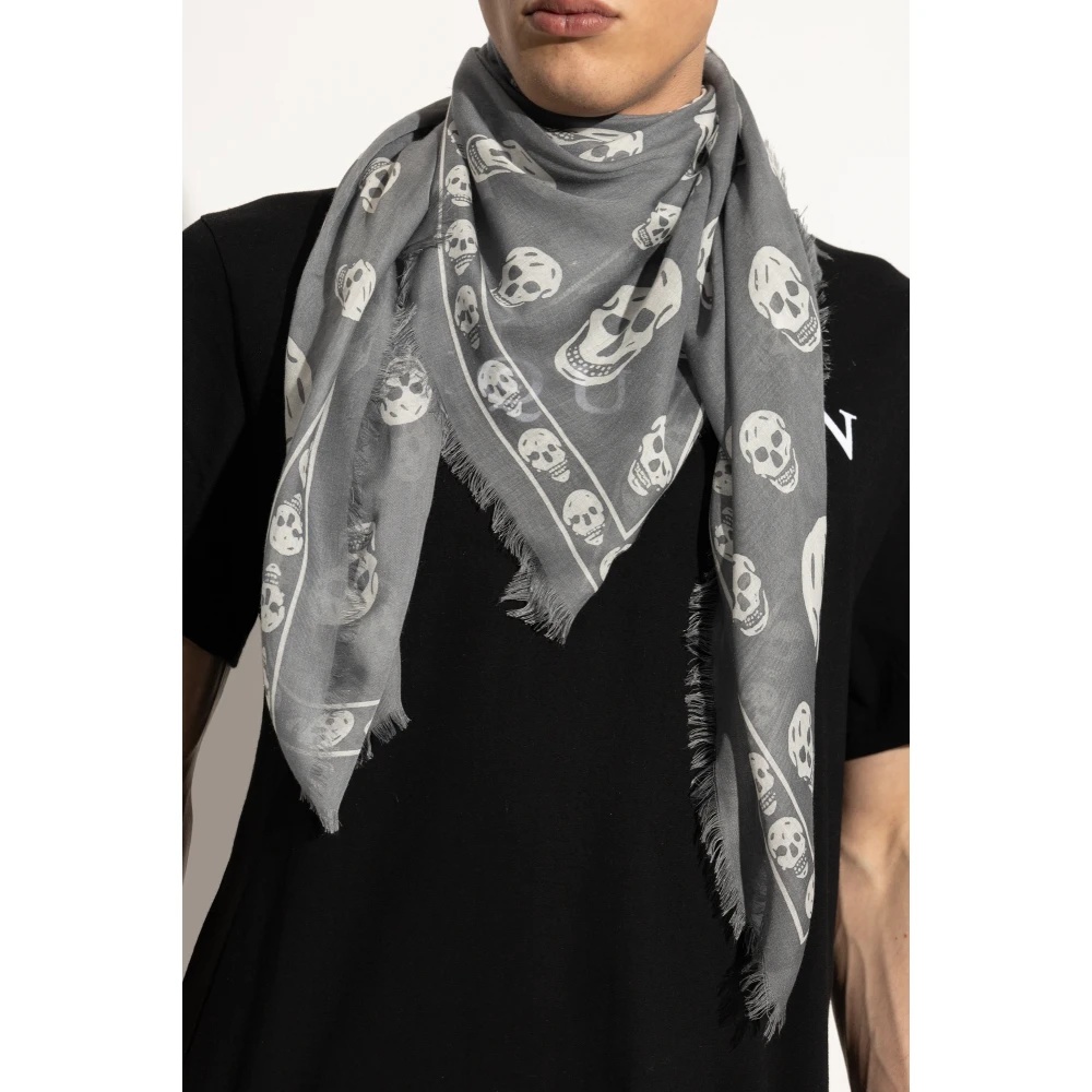 SKULL MOTIF SCARF - 2