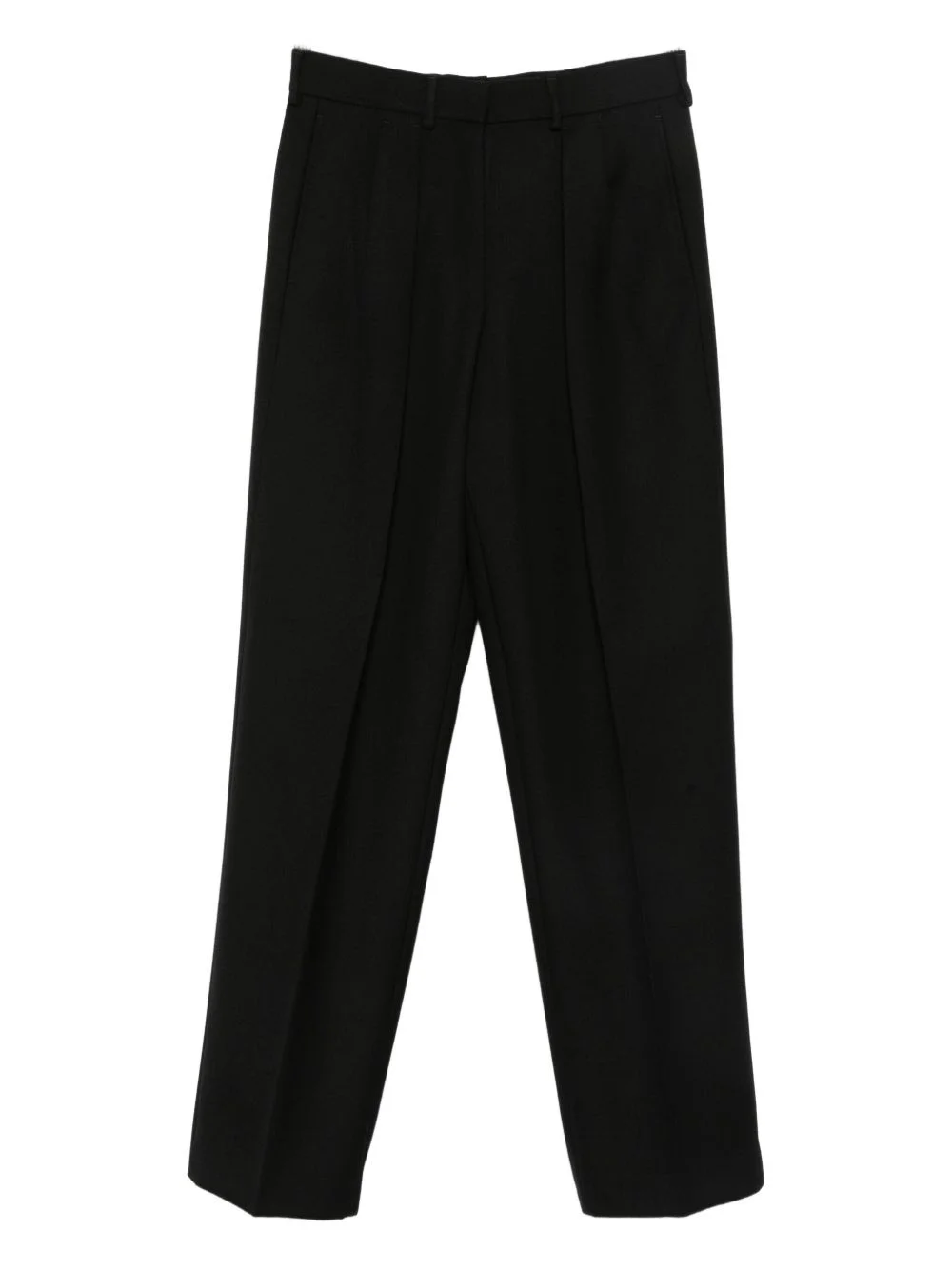 pleat-detail wide-leg trousers - 1