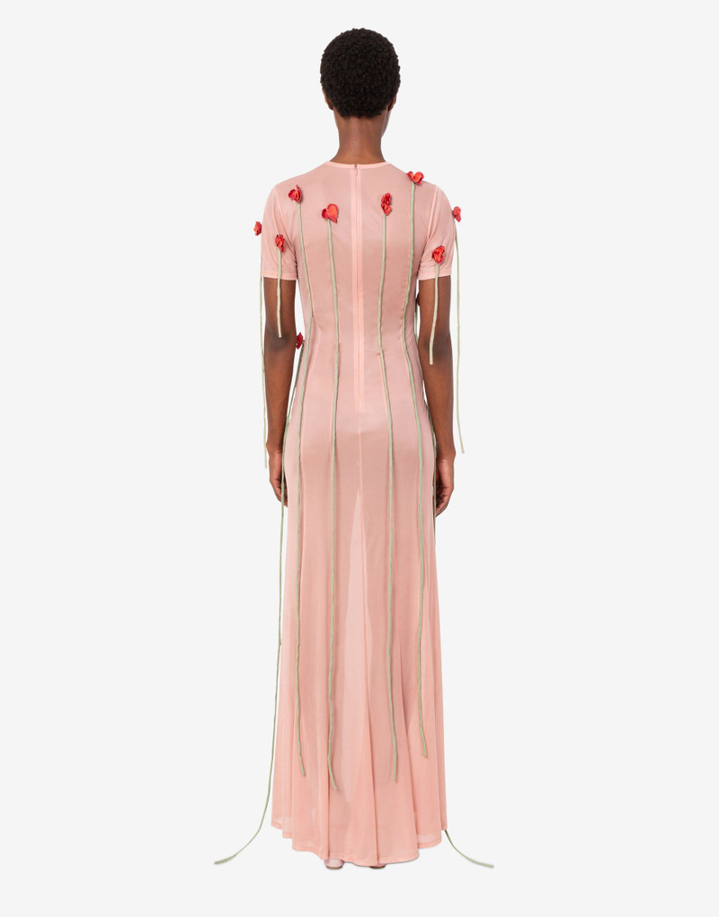 LIGHTWEIGHT JERSEY DRESS WITH FLOWERS 1