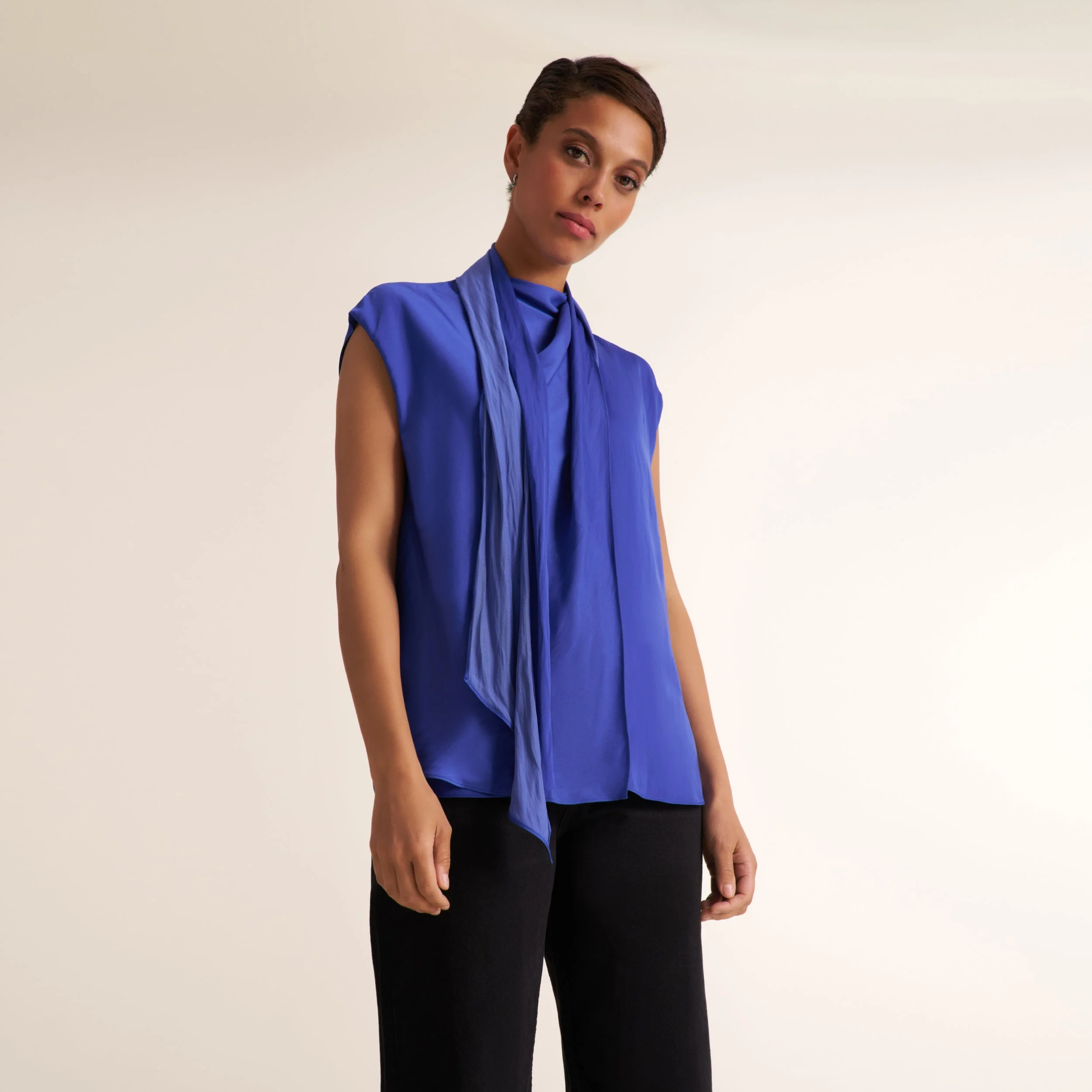 Ismelka Scarf Top - Eco Drape - 1