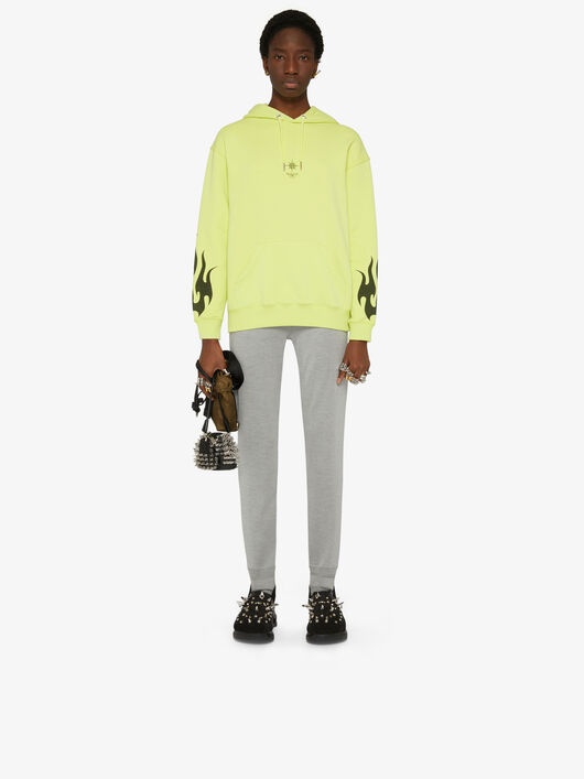 FLAMES PRINTED HOODIE - 2