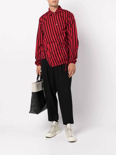 Comme des Garçons SHIRT stripe-print lightweight jacket outlook