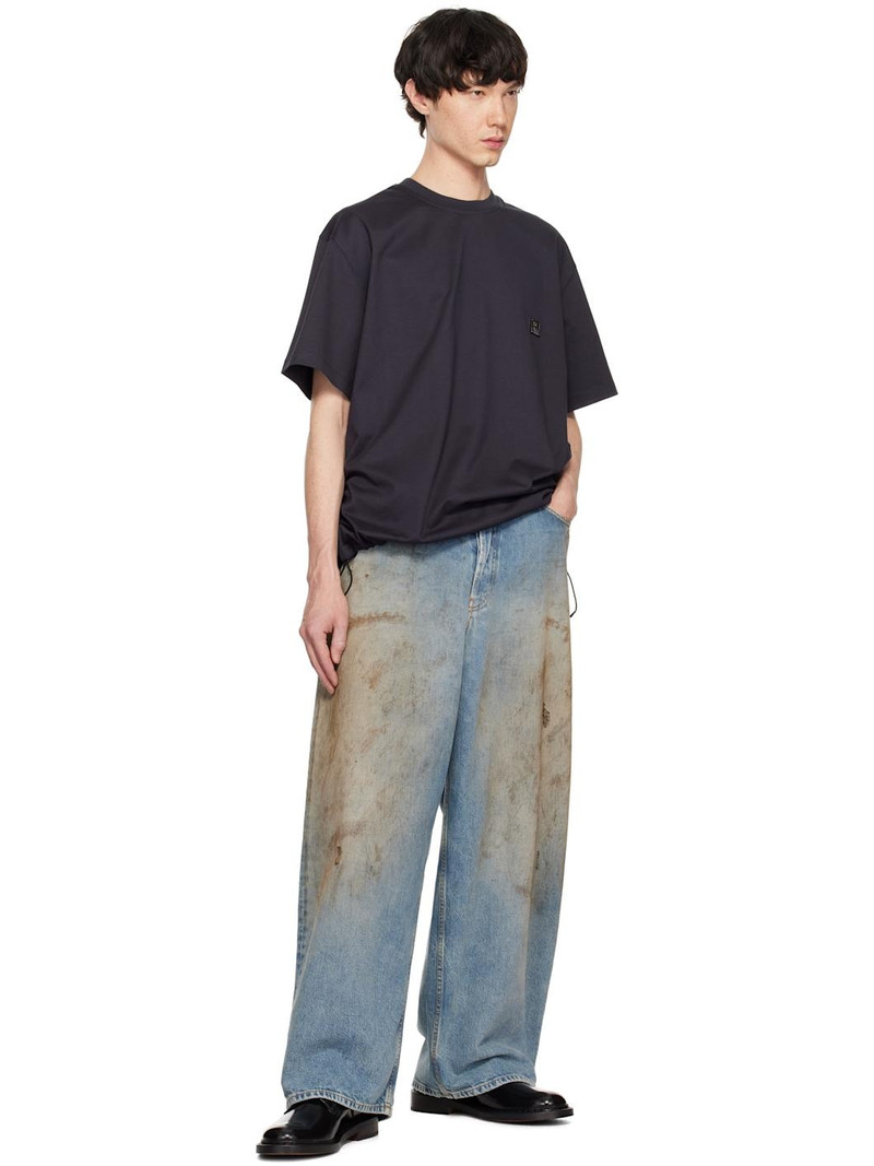 Wooyoungmi Gray String T-shirt outlook