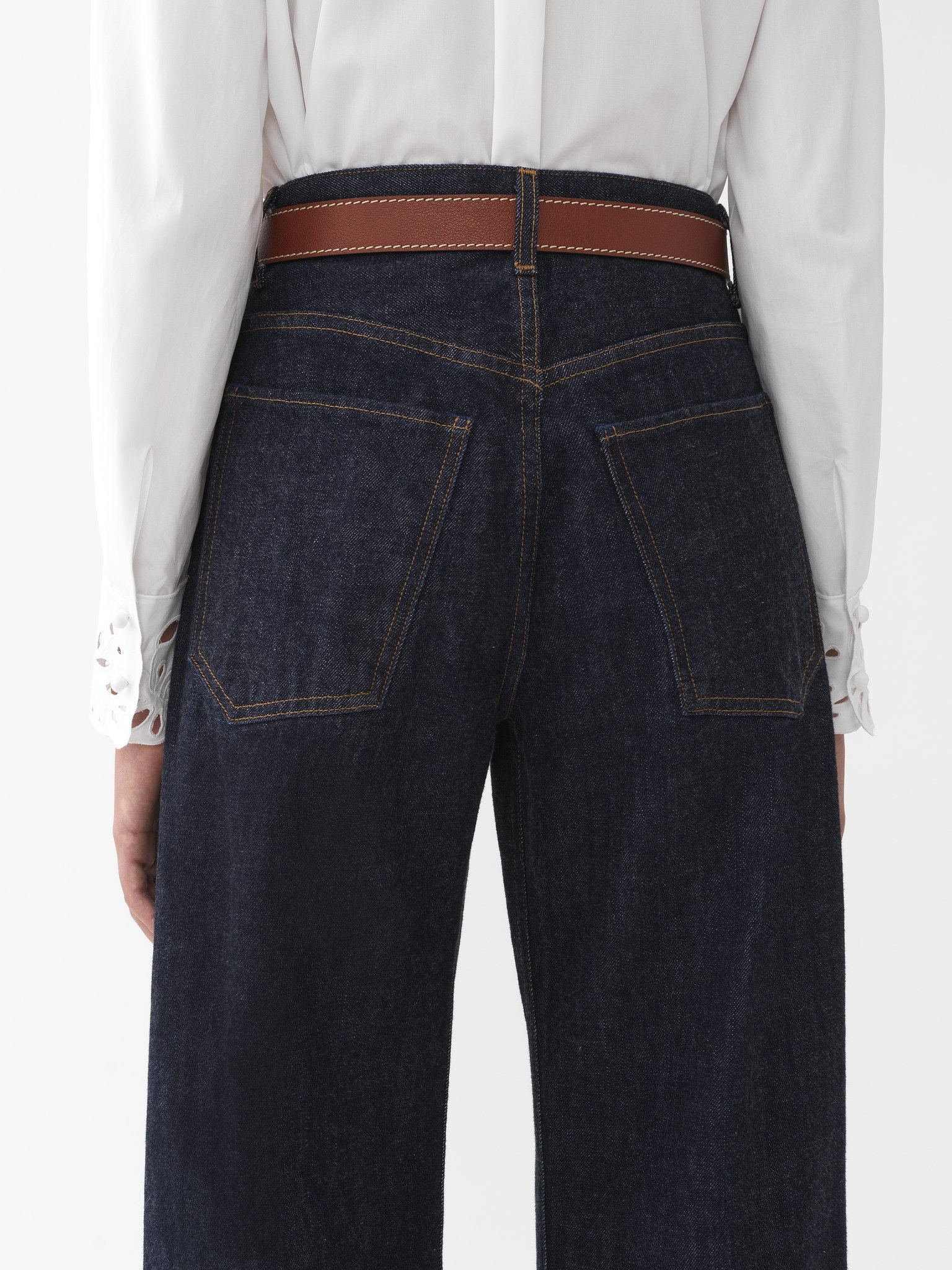 WIDE-LEG DENIM JEANS - 6