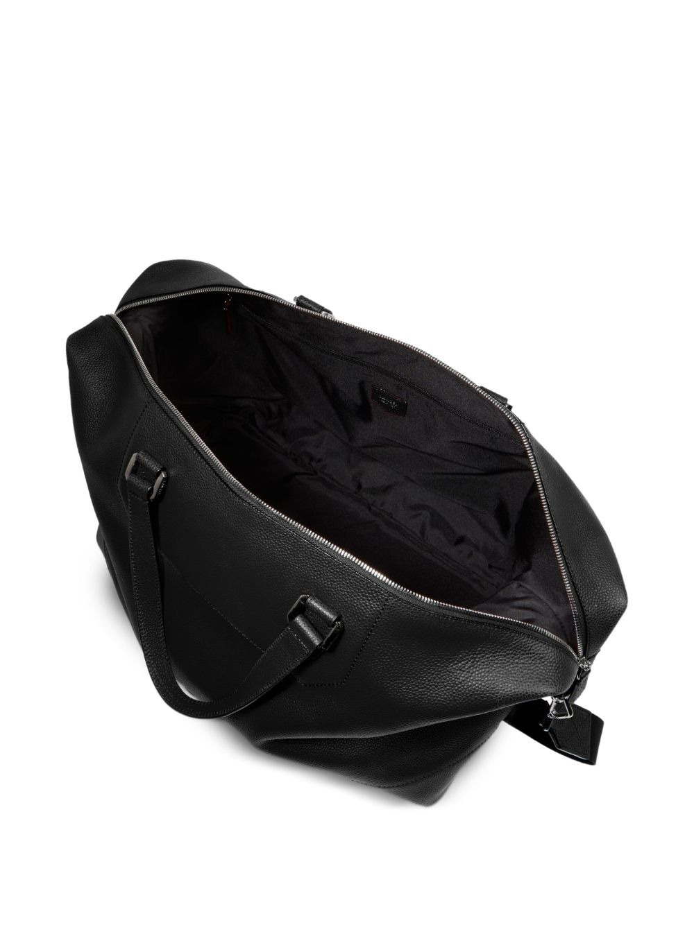 Ninon logo-patch leather holdall - 5