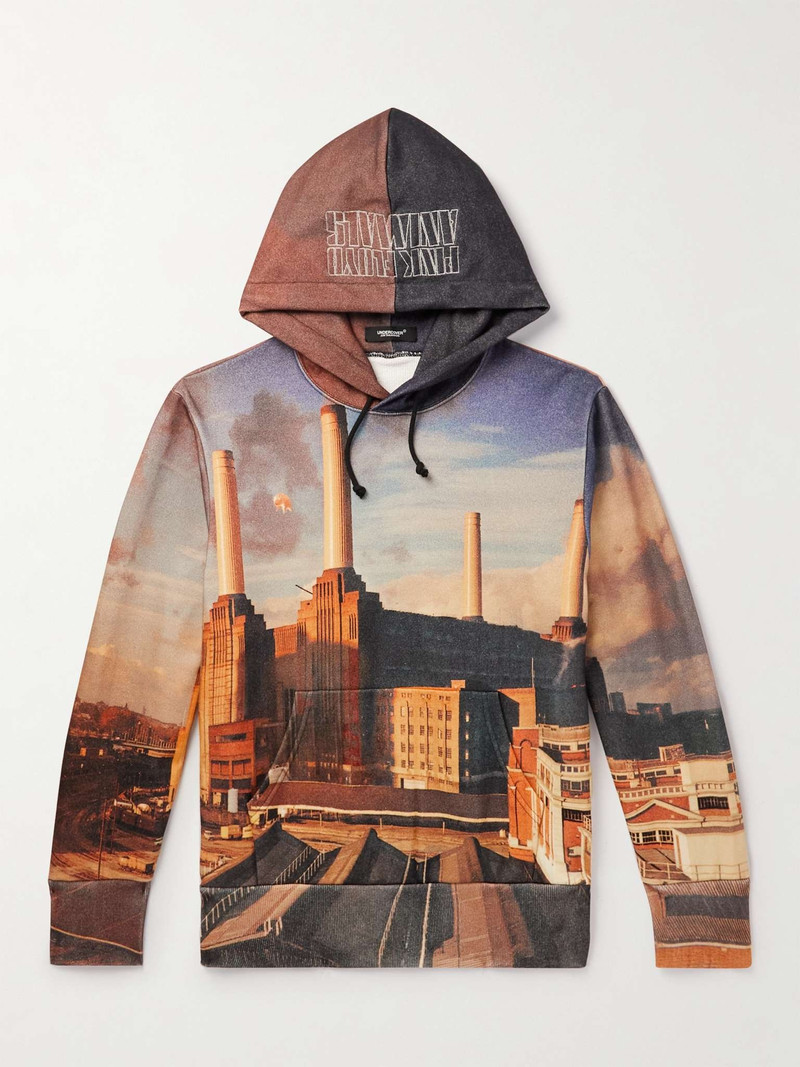 + Pink Floyd Printed Cotton-Jersey Hoodie - 1