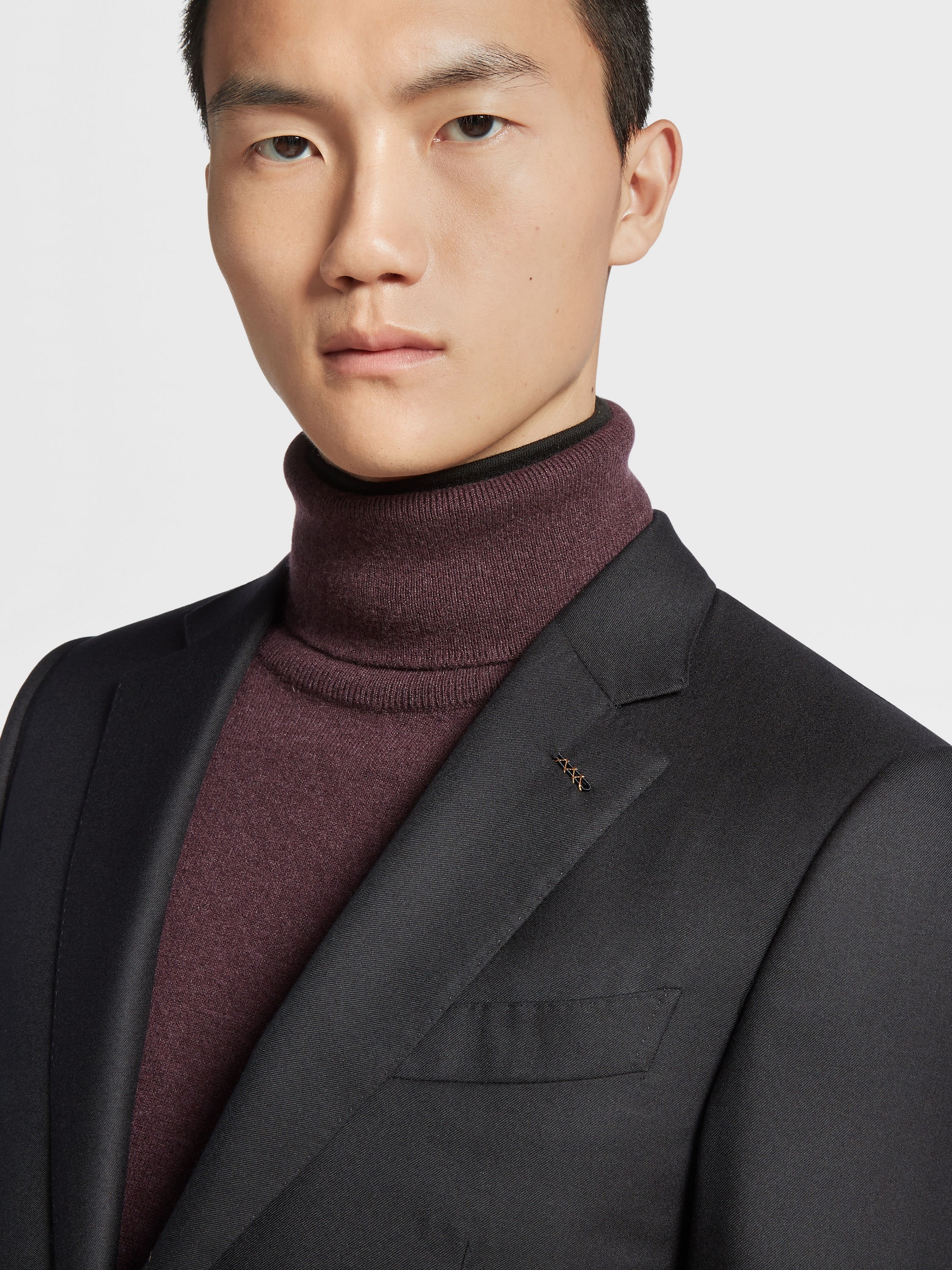 BLACK OASI CASHMERE SUIT - 3