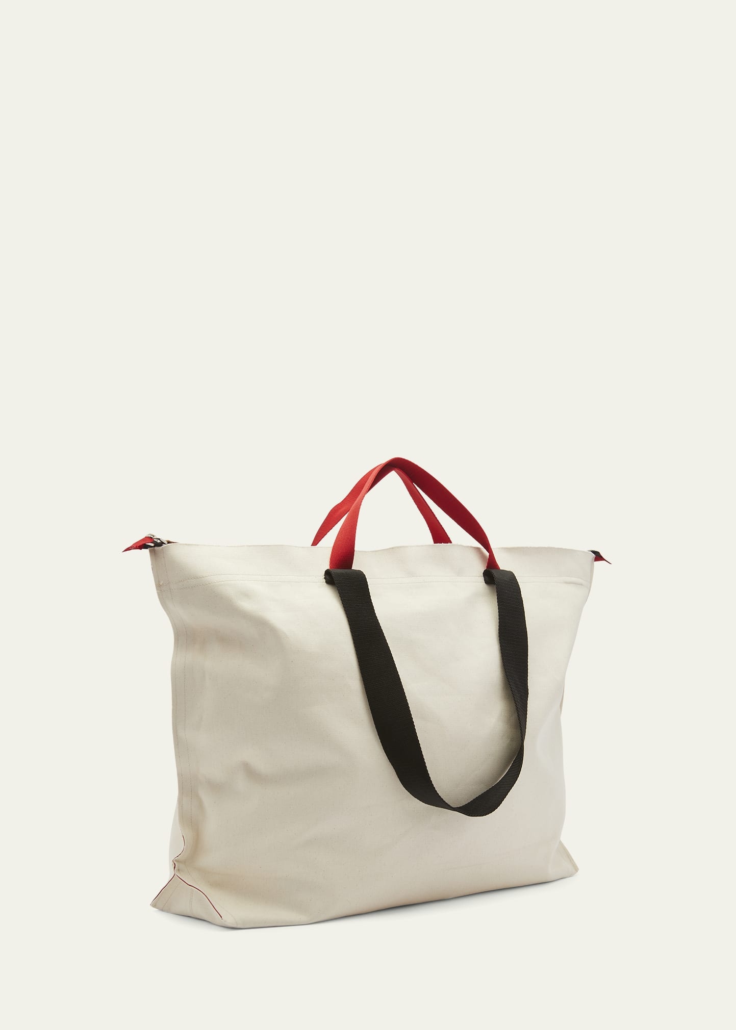 Large Pili and Bianca Canvas Shopper Tote Bag - 3