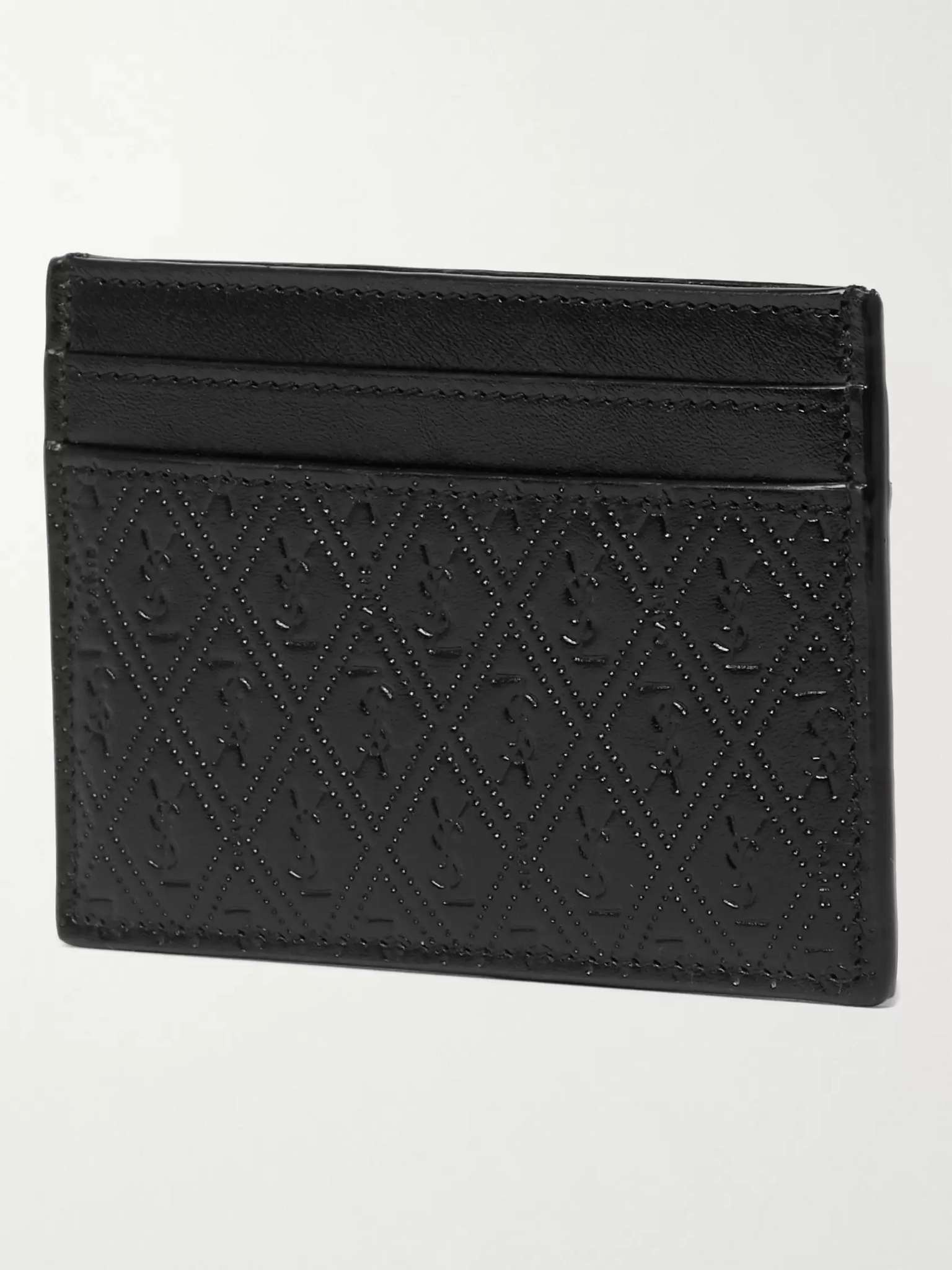 Logo-Debossed Leather Cardholder - 3