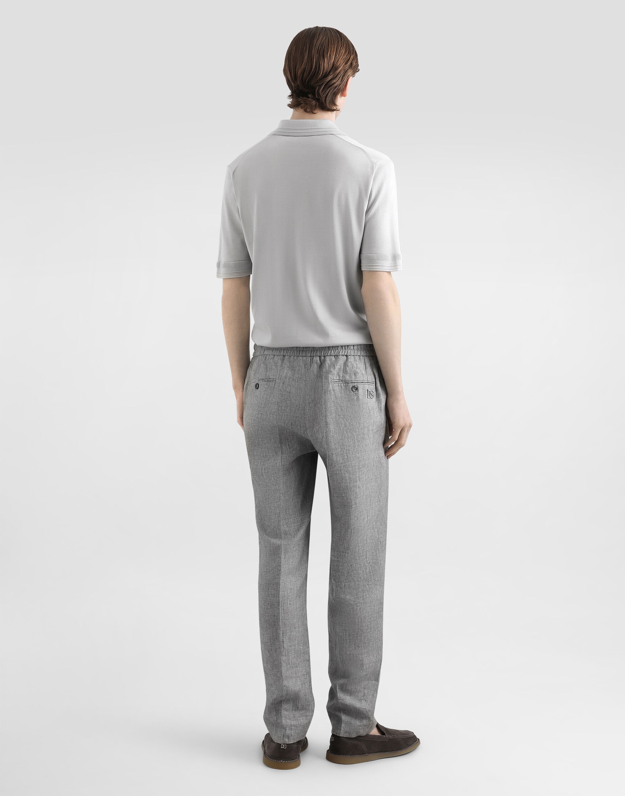 Satin silk polo shirt - 3