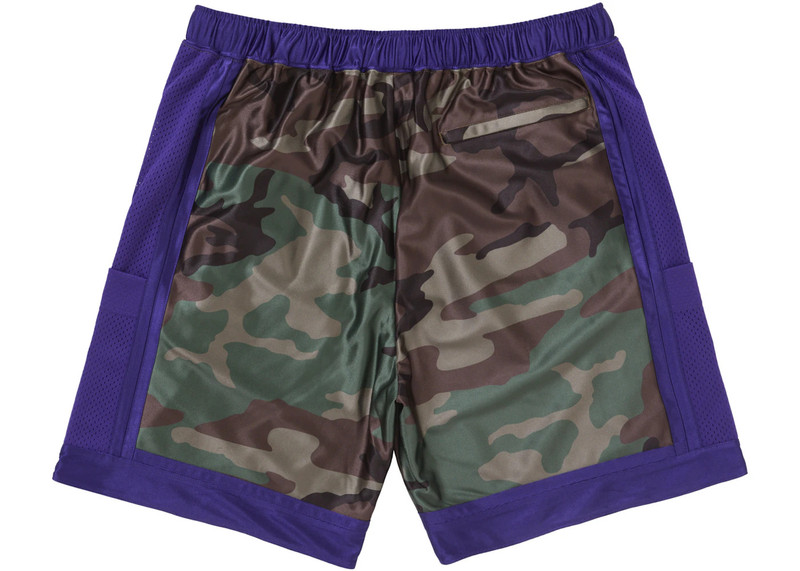 Supreme Supreme Side Pocket Basketball Short Woodland Camo outlook