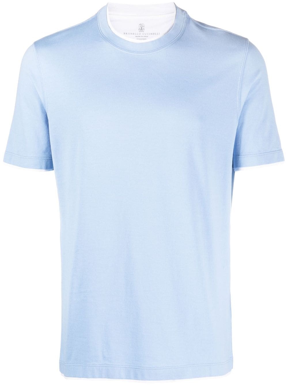 crew-neck cotton T-shirt - 1