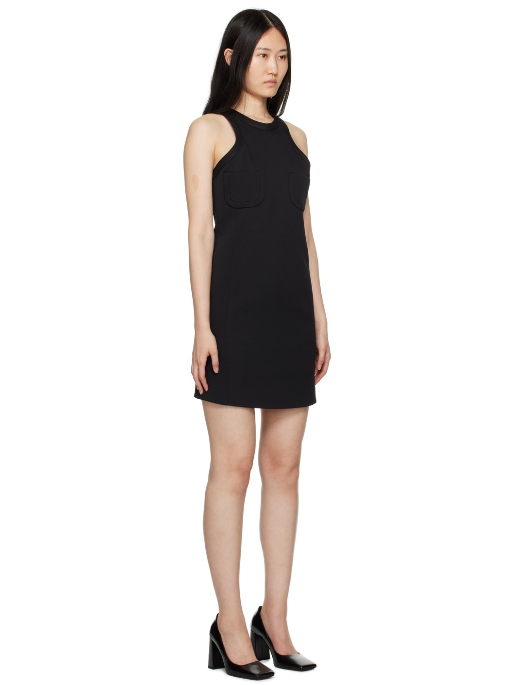 Black Peony Minidress - 2