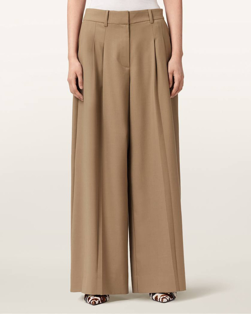 POPPY WIDE LEG PLEATED PANTS 3