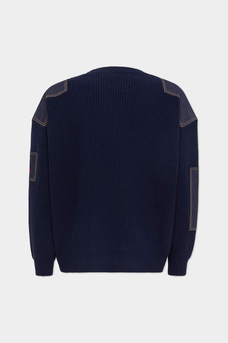 ICON DENIM PATCH JUMPER - 2
