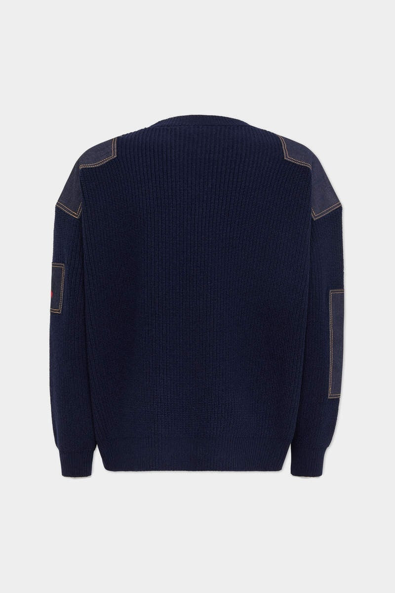 DSQUARED2 ICON DENIM PATCH JUMPER outlook